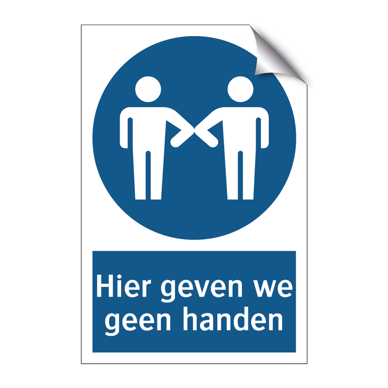 Hier geven we geen handen & Hier geven we geen handen & Hier geven we geen handen