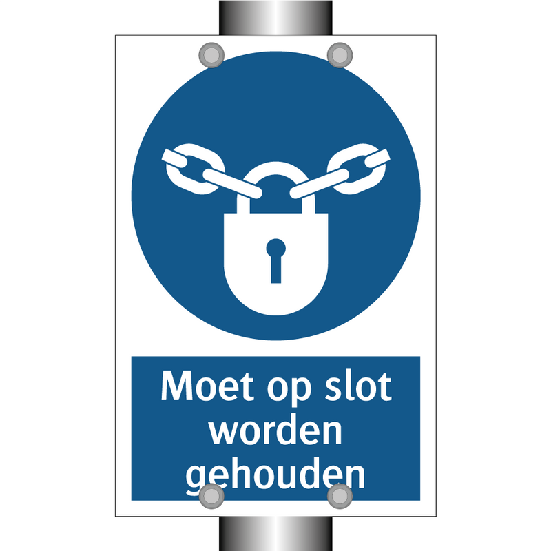 Moet op slot worden gehouden & Moet op slot worden gehouden & Moet op slot worden gehouden