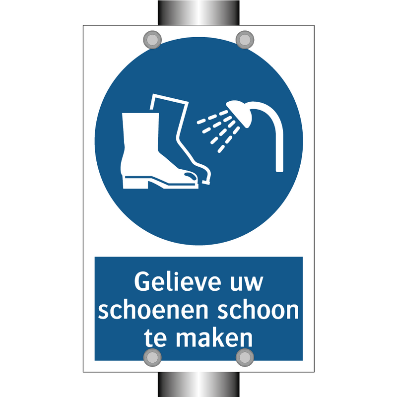 Gelieve uw schoenen schoon te maken & Gelieve uw schoenen schoon te maken