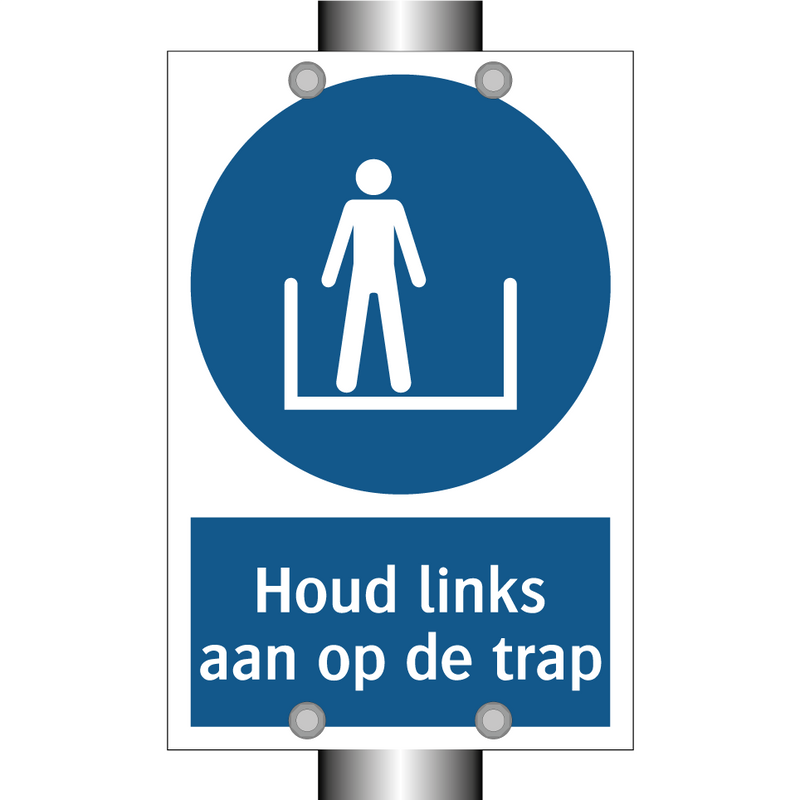 Houd links aan op de trap & Houd links aan op de trap & Houd links aan op de trap