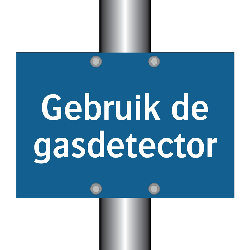 Gebruik de gasdetector & Gebruik de gasdetector & Gebruik de gasdetector & Gebruik de gasdetector