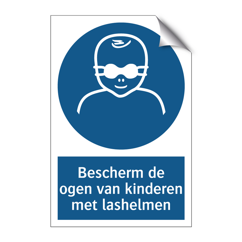 Bescherm de ogen van kinderen met lashelmen & Bescherm de ogen van kinderen met lashelmen