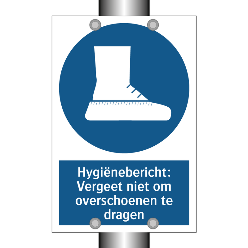 Hygiënebericht: Vergeet niet om overschoenen te dragen