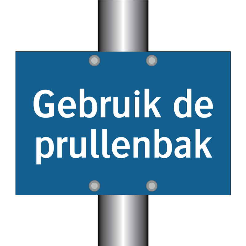 Gebruik de prullenbak & Gebruik de prullenbak & Gebruik de prullenbak & Gebruik de prullenbak