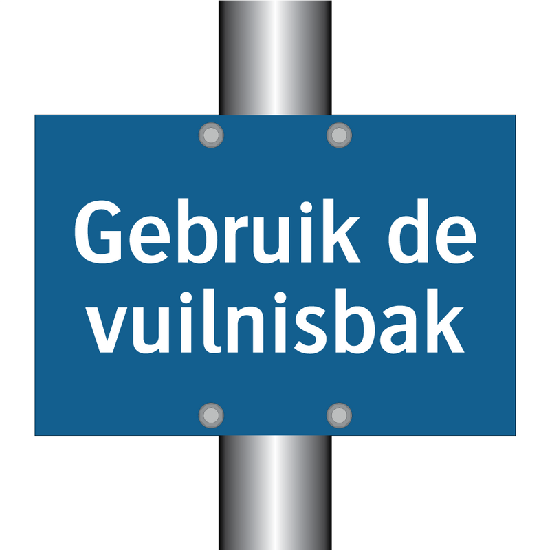 Gebruik de vuilnisbak & Gebruik de vuilnisbak & Gebruik de vuilnisbak & Gebruik de vuilnisbak