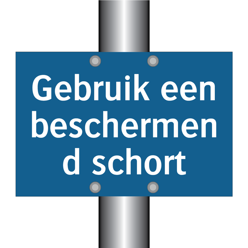 Gebruik een beschermend schort & Gebruik een beschermend schort & Gebruik een beschermend schort