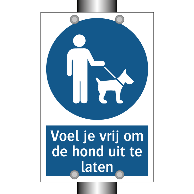 Voel je vrij om de hond uit te laten & Voel je vrij om de hond uit te laten