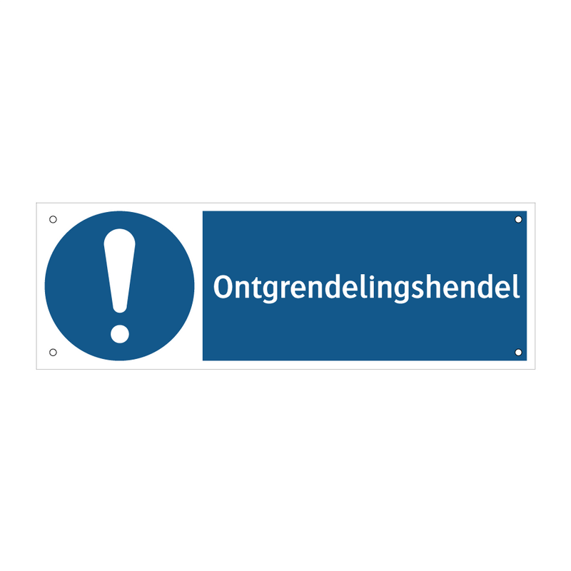 Ontgrendelingshendel & Ontgrendelingshendel & Ontgrendelingshendel & Ontgrendelingshendel