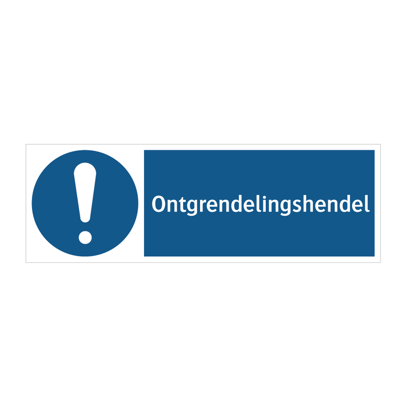 Ontgrendelingshendel & Ontgrendelingshendel & Ontgrendelingshendel & Ontgrendelingshendel