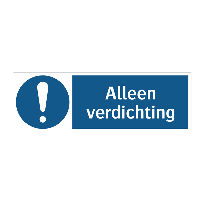 Alleen verdichting & Alleen verdichting & Alleen verdichting & Alleen verdichting