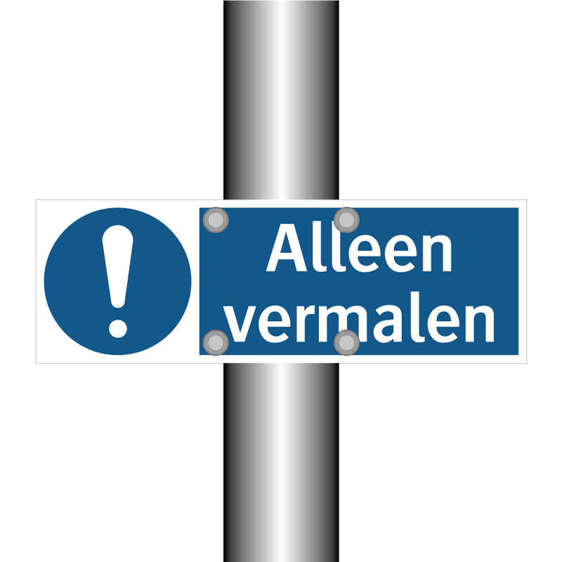 Alleen vermalen & Alleen vermalen & Alleen vermalen