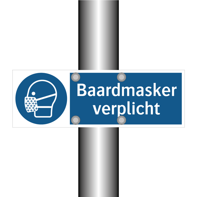 Baardmasker verplicht & Baardmasker verplicht & Baardmasker verplicht