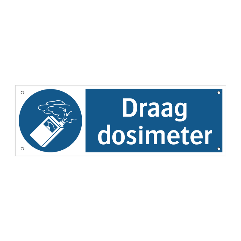 Draag dosimeter & Draag dosimeter & Draag dosimeter & Draag dosimeter & Draag dosimeter