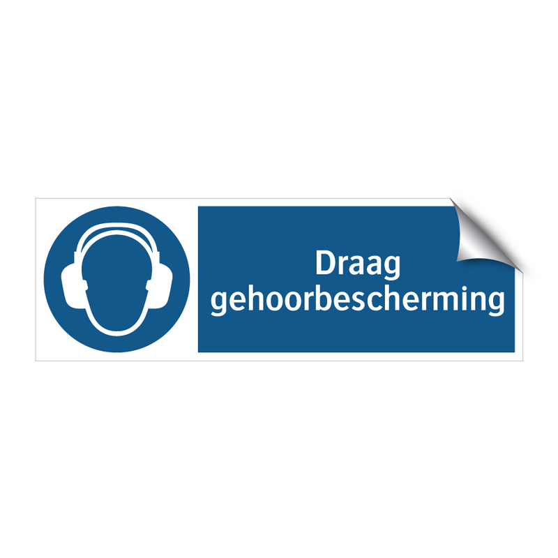 Draag gehoorbescherming & Draag gehoorbescherming & Draag gehoorbescherming