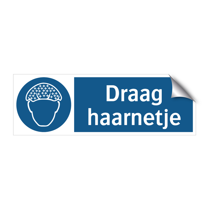 Draag haarnetje & Draag haarnetje & Draag haarnetje & Draag haarnetje