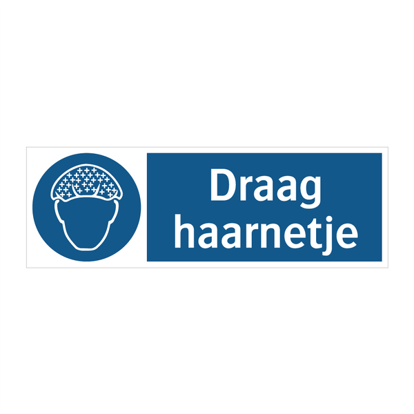 Draag haarnetje & Draag haarnetje & Draag haarnetje & Draag haarnetje & Draag haarnetje