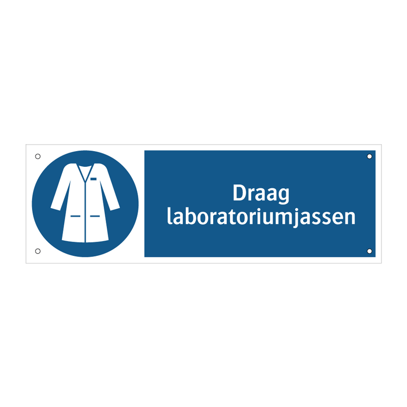 Draag laboratoriumjassen & Draag laboratoriumjassen & Draag laboratoriumjassen