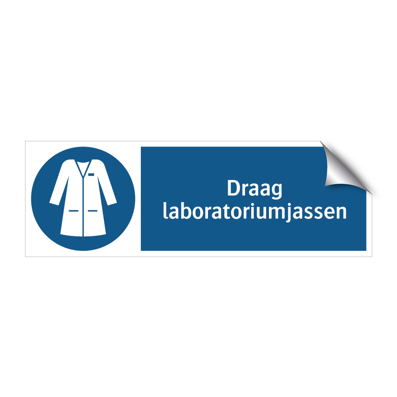 Draag laboratoriumjassen & Draag laboratoriumjassen & Draag laboratoriumjassen