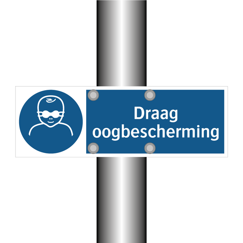 Draag oogbescherming & Draag oogbescherming & Draag oogbescherming