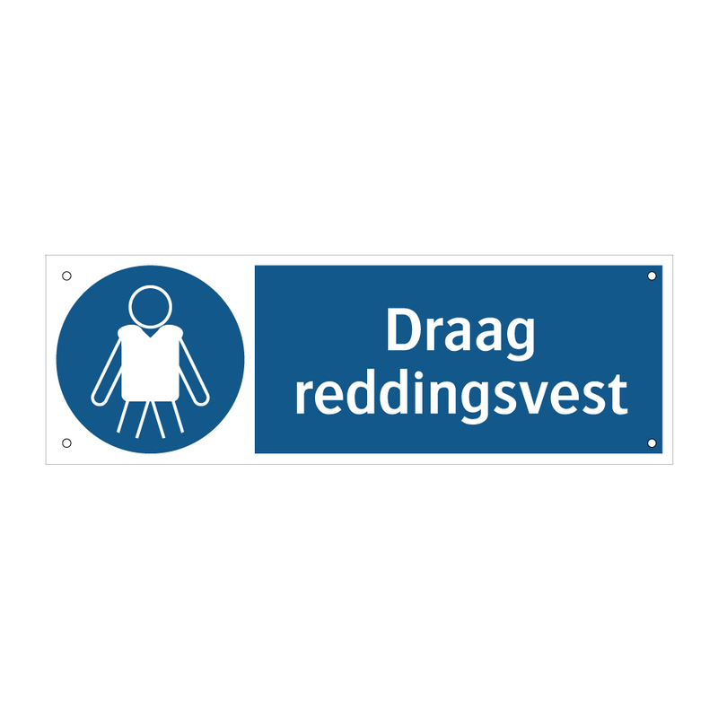 Draag reddingsvest & Draag reddingsvest & Draag reddingsvest & Draag reddingsvest