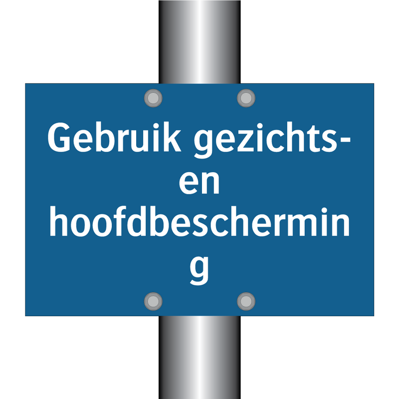 Gebruik gezichts- en hoofdbescherming & Gebruik gezichts- en hoofdbescherming