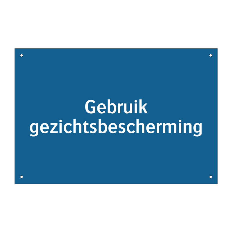 Gebruik gezichtsbescherming & Gebruik gezichtsbescherming & Gebruik gezichtsbescherming