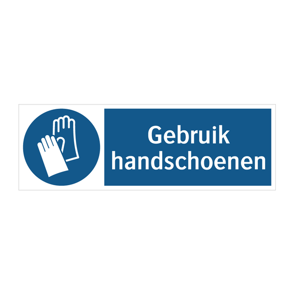 Gebruik handschoenen & Gebruik handschoenen & Gebruik handschoenen & Gebruik handschoenen