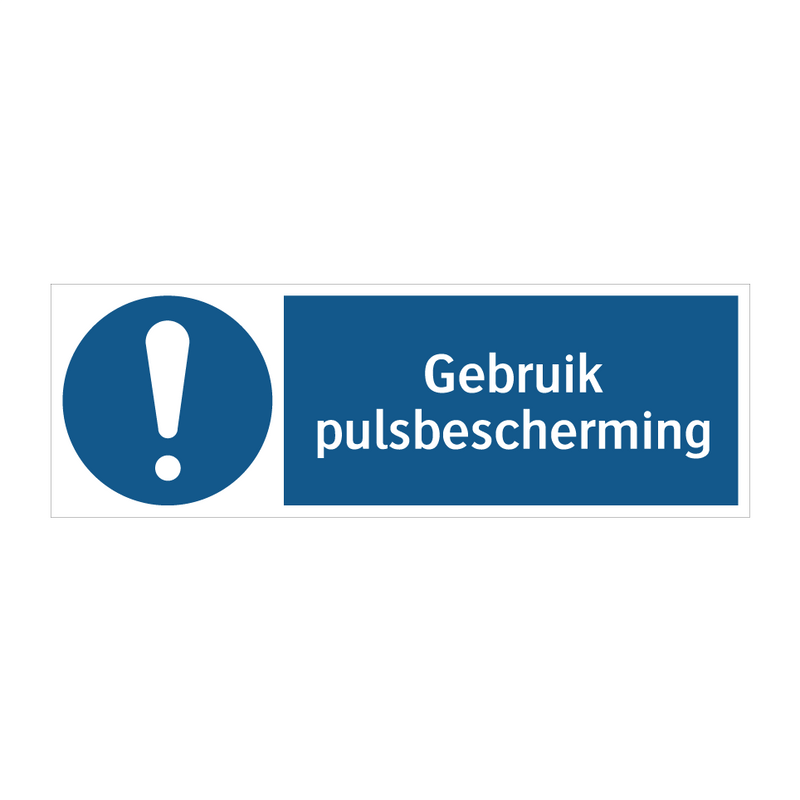 Gebruik pulsbescherming & Gebruik pulsbescherming & Gebruik pulsbescherming