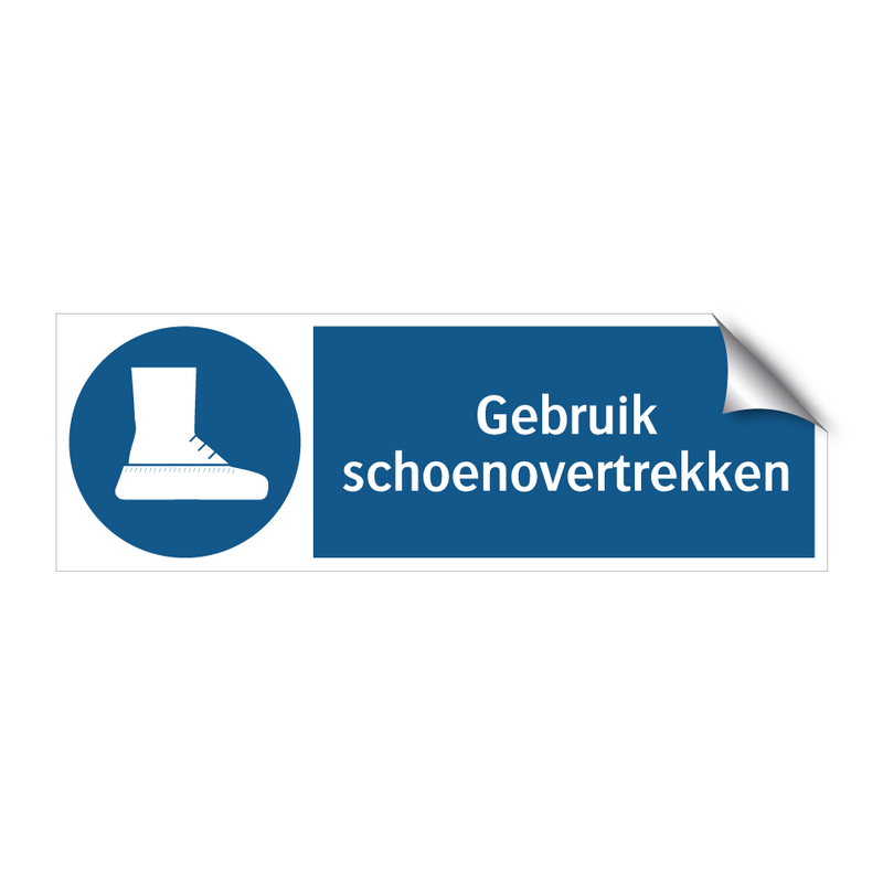 Gebruik schoenovertrekken & Gebruik schoenovertrekken & Gebruik schoenovertrekken