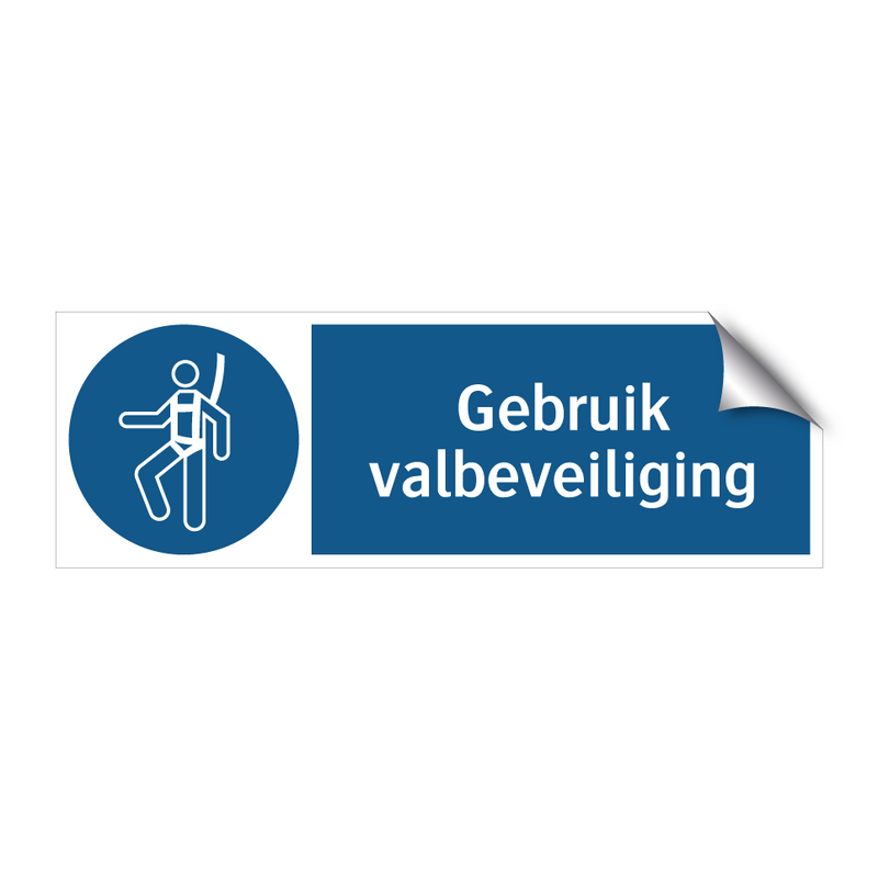 Gebruik valbeveiliging & Gebruik valbeveiliging & Gebruik valbeveiliging & Gebruik valbeveiliging