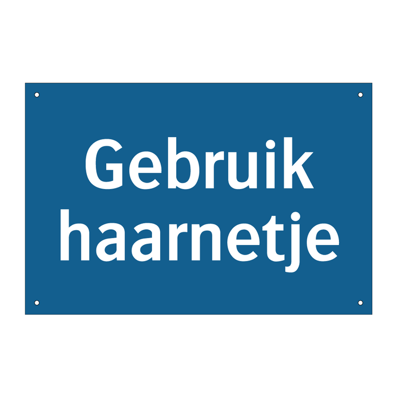 Gebruik haarnetje & Gebruik haarnetje & Gebruik haarnetje & Gebruik haarnetje & Gebruik haarnetje