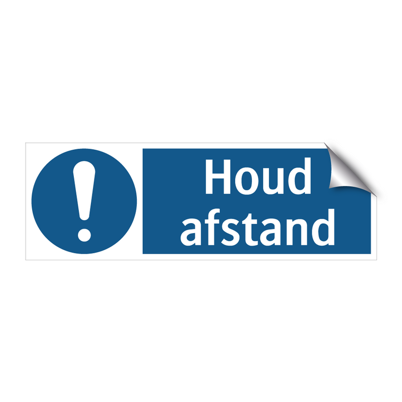 Houd afstand & Houd afstand & Houd afstand & Houd afstand