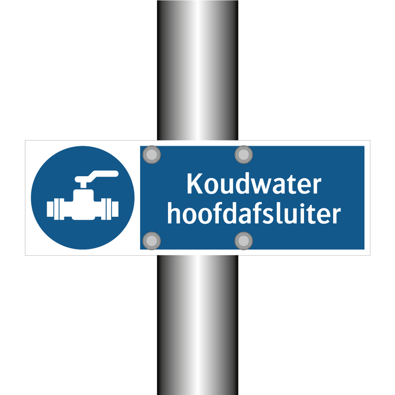 Koudwater hoofdafsluiter & Koudwater hoofdafsluiter & Koudwater hoofdafsluiter