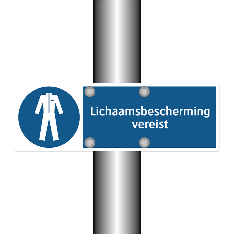 Lichaamsbescherming vereist & Lichaamsbescherming vereist & Lichaamsbescherming vereist