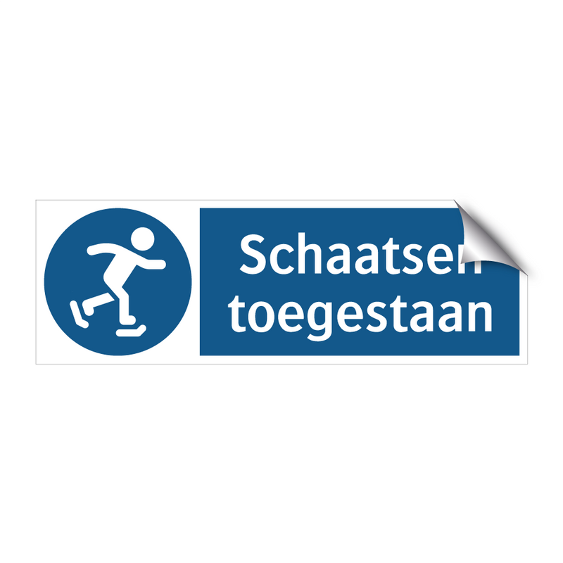 Schaatsen toegestaan & Schaatsen toegestaan & Schaatsen toegestaan & Schaatsen toegestaan