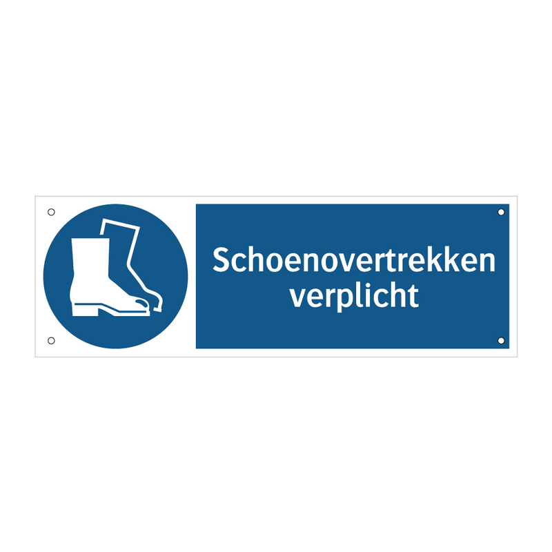 Schoenovertrekken verplicht & Schoenovertrekken verplicht & Schoenovertrekken verplicht