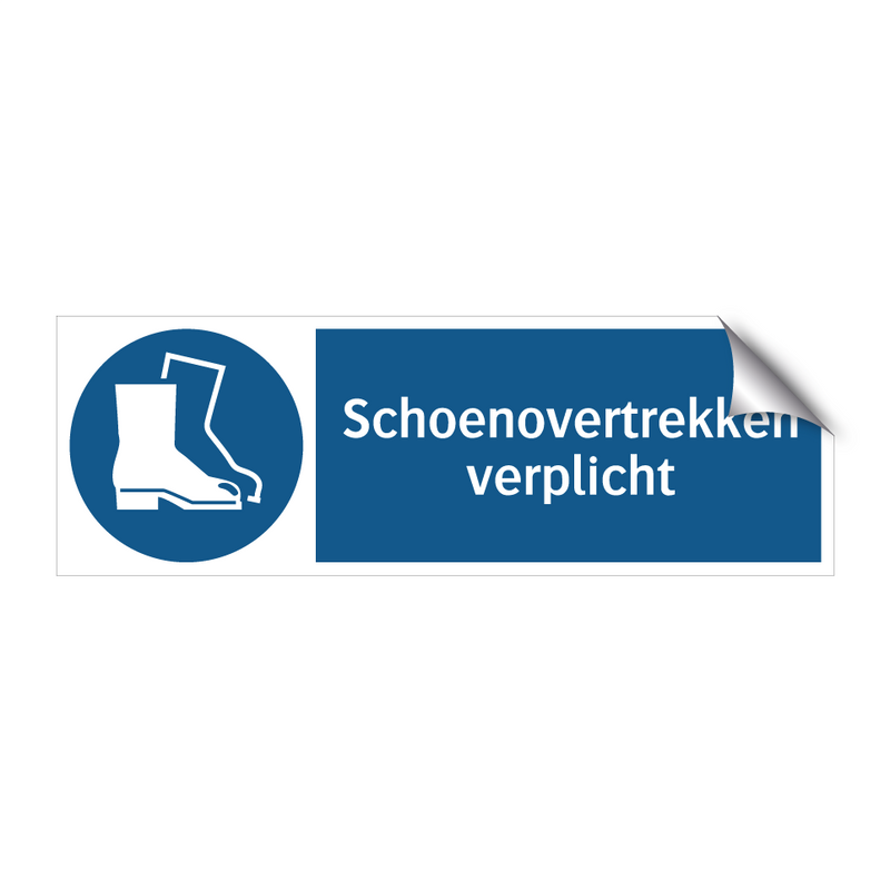 Schoenovertrekken verplicht & Schoenovertrekken verplicht & Schoenovertrekken verplicht