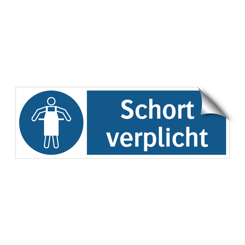 Schort verplicht & Schort verplicht & Schort verplicht & Schort verplicht