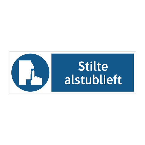 Stilte alstublieft & Stilte alstublieft & Stilte alstublieft & Stilte alstublieft