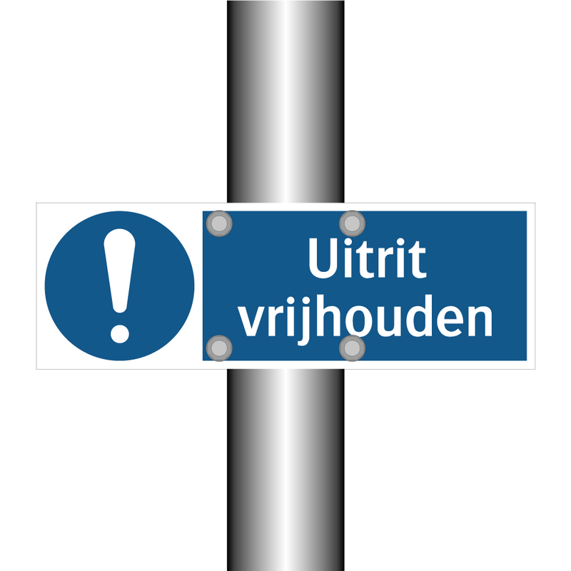 Uitrit vrijhouden & Uitrit vrijhouden & Uitrit vrijhouden