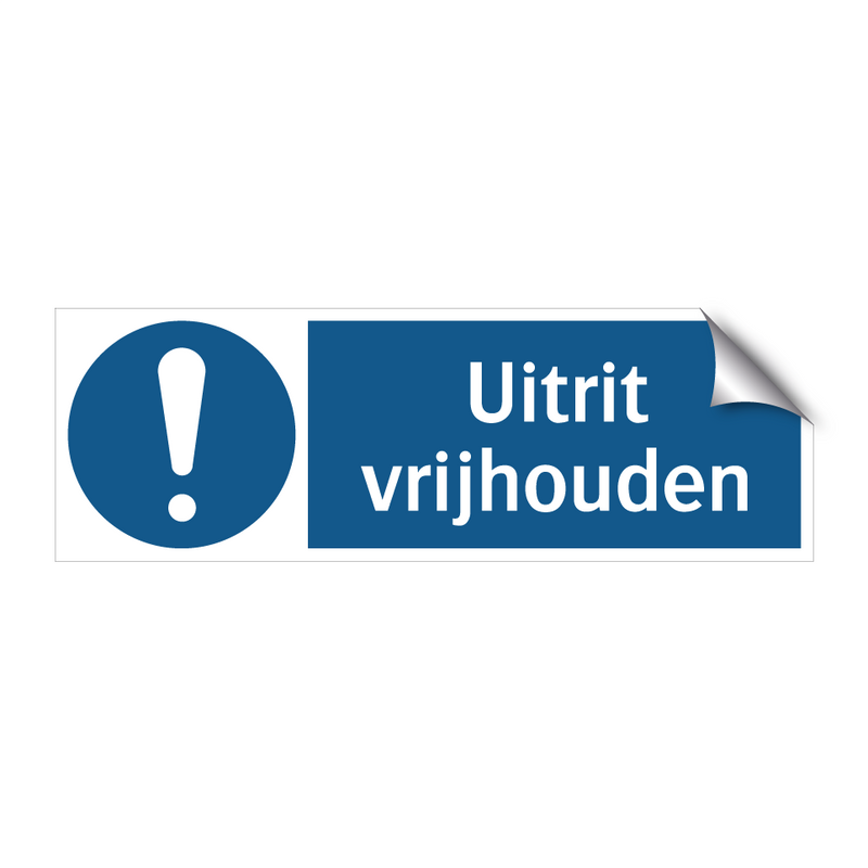 Uitrit vrijhouden & Uitrit vrijhouden & Uitrit vrijhouden & Uitrit vrijhouden