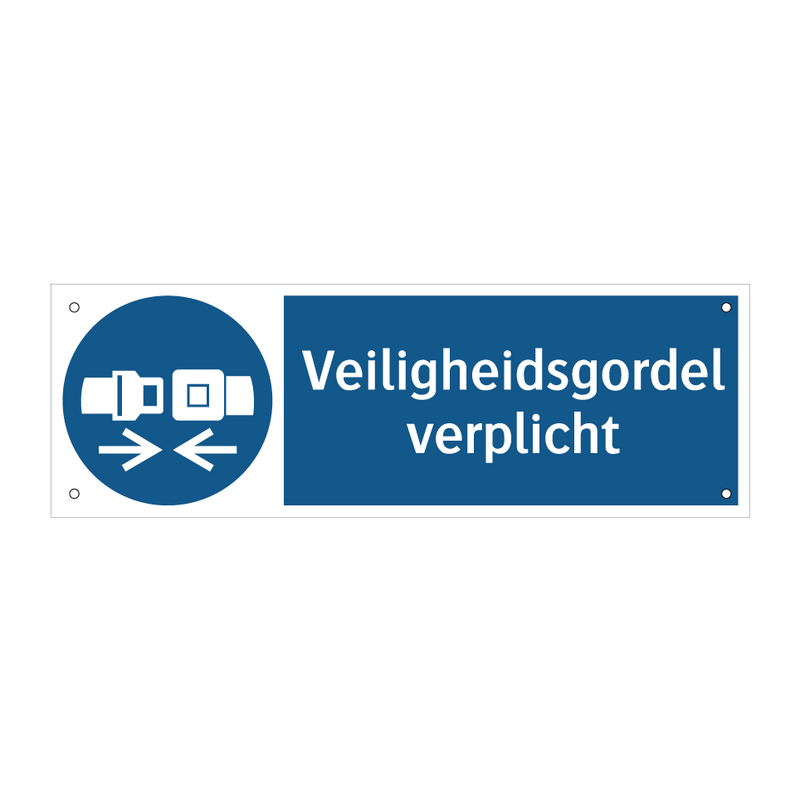 Veiligheidsgordel verplicht & Veiligheidsgordel verplicht & Veiligheidsgordel verplicht