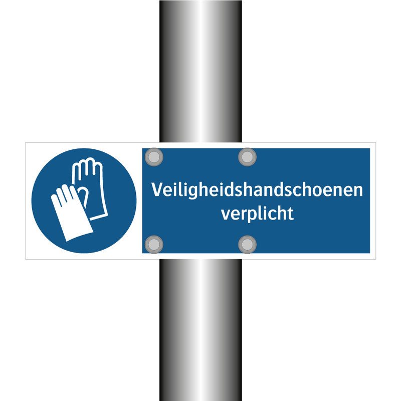 Veiligheidshandschoenen verplicht & Veiligheidshandschoenen verplicht