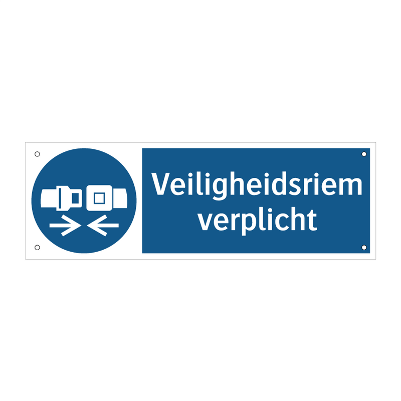 Veiligheidsriem verplicht & Veiligheidsriem verplicht & Veiligheidsriem verplicht