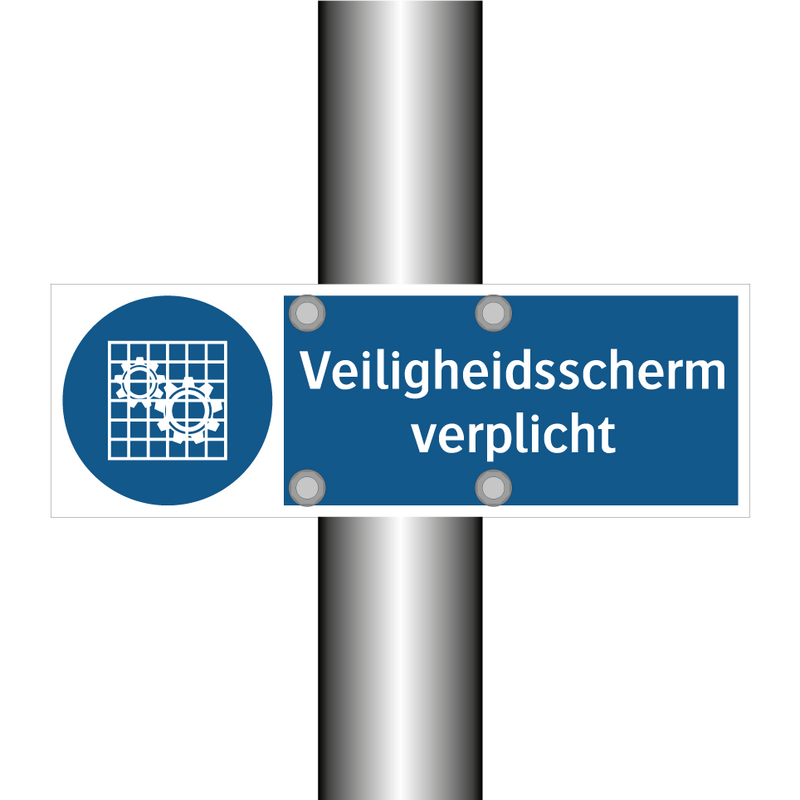 Veiligheidsscherm verplicht & Veiligheidsscherm verplicht & Veiligheidsscherm verplicht