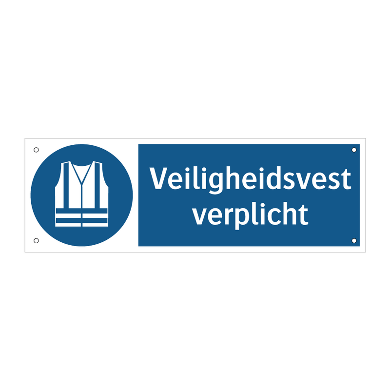 Veiligheidsvest verplicht & Veiligheidsvest verplicht & Veiligheidsvest verplicht