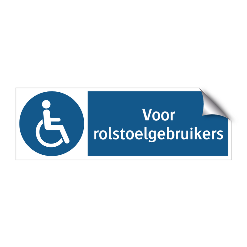 Voor rolstoelgebruikers & Voor rolstoelgebruikers & Voor rolstoelgebruikers