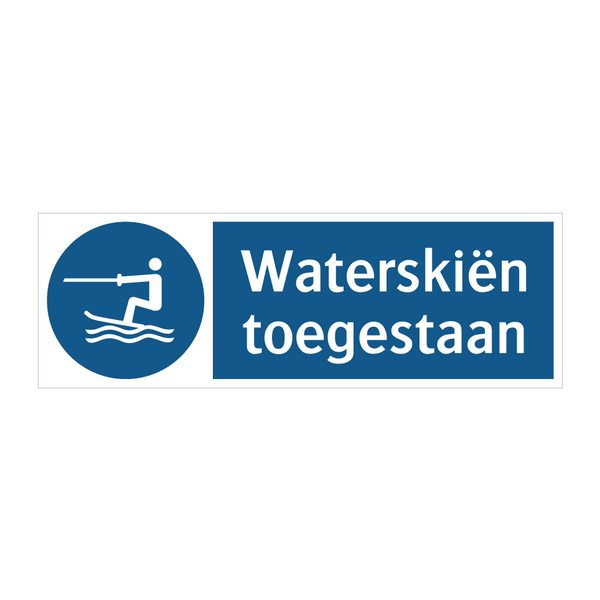 Waterskiën toegestaan & Waterskiën toegestaan & Waterskiën toegestaan & Waterskiën toegestaan