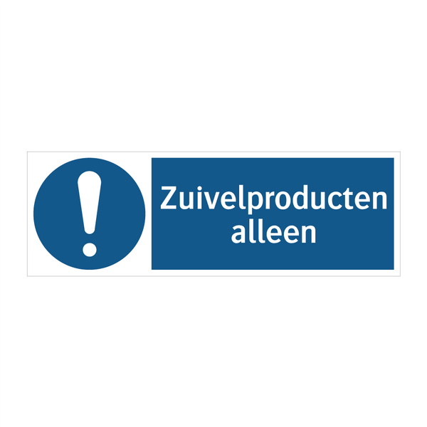 Zuivelproducten alleen & Zuivelproducten alleen & Zuivelproducten alleen & Zuivelproducten alleen