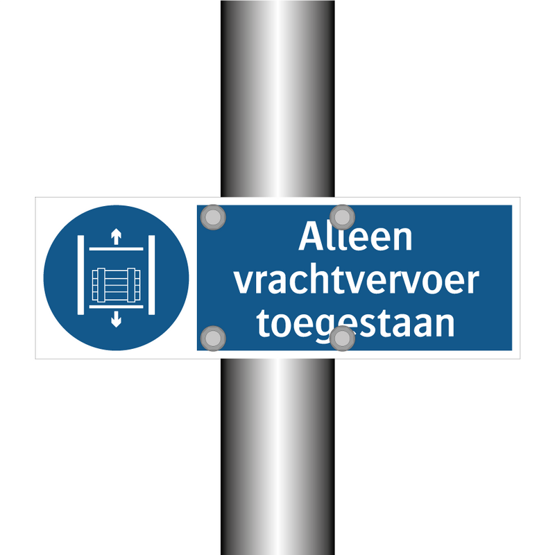 Alleen vrachtvervoer toegestaan & Alleen vrachtvervoer toegestaan & Alleen vrachtvervoer toegestaan